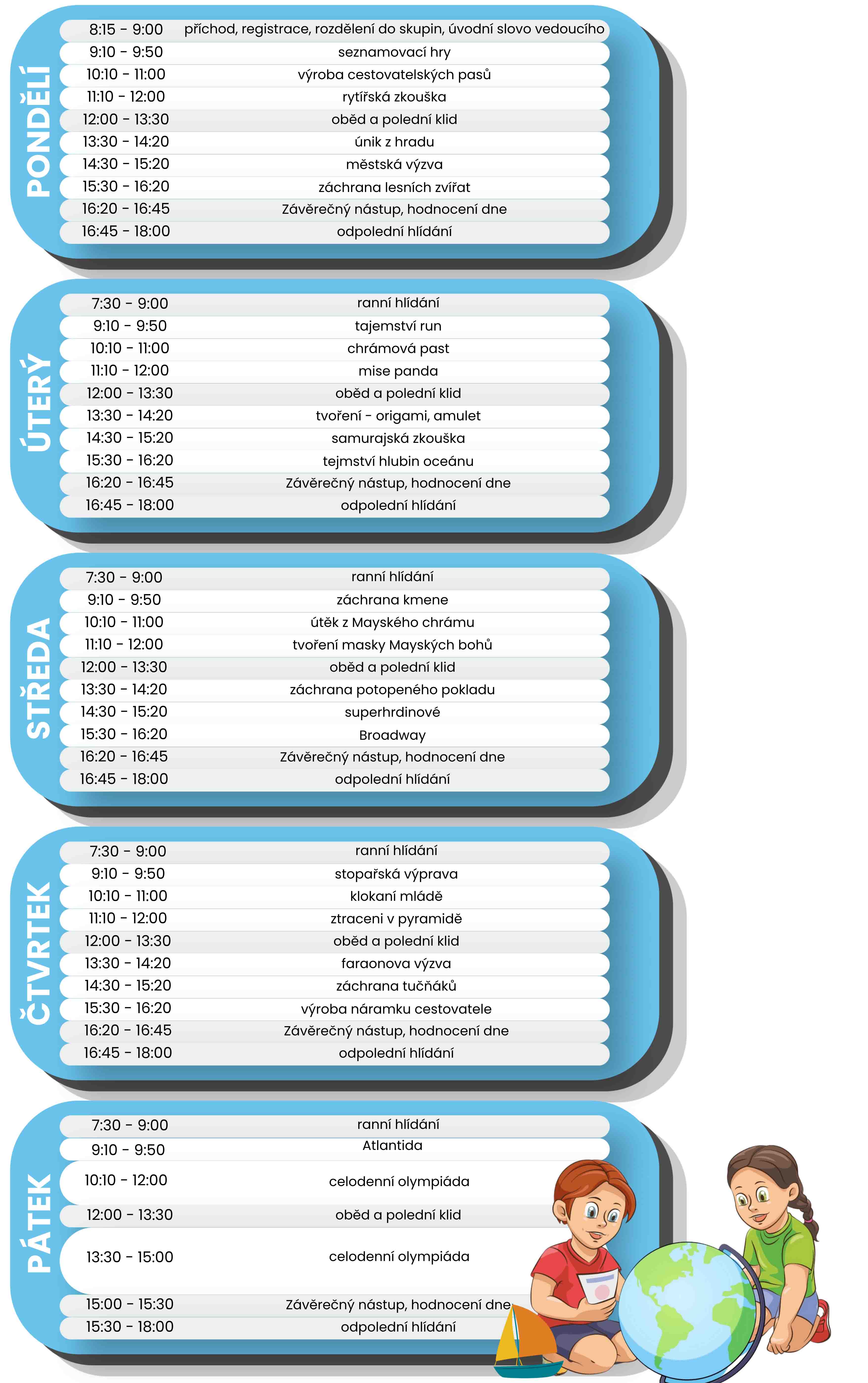 program tábora