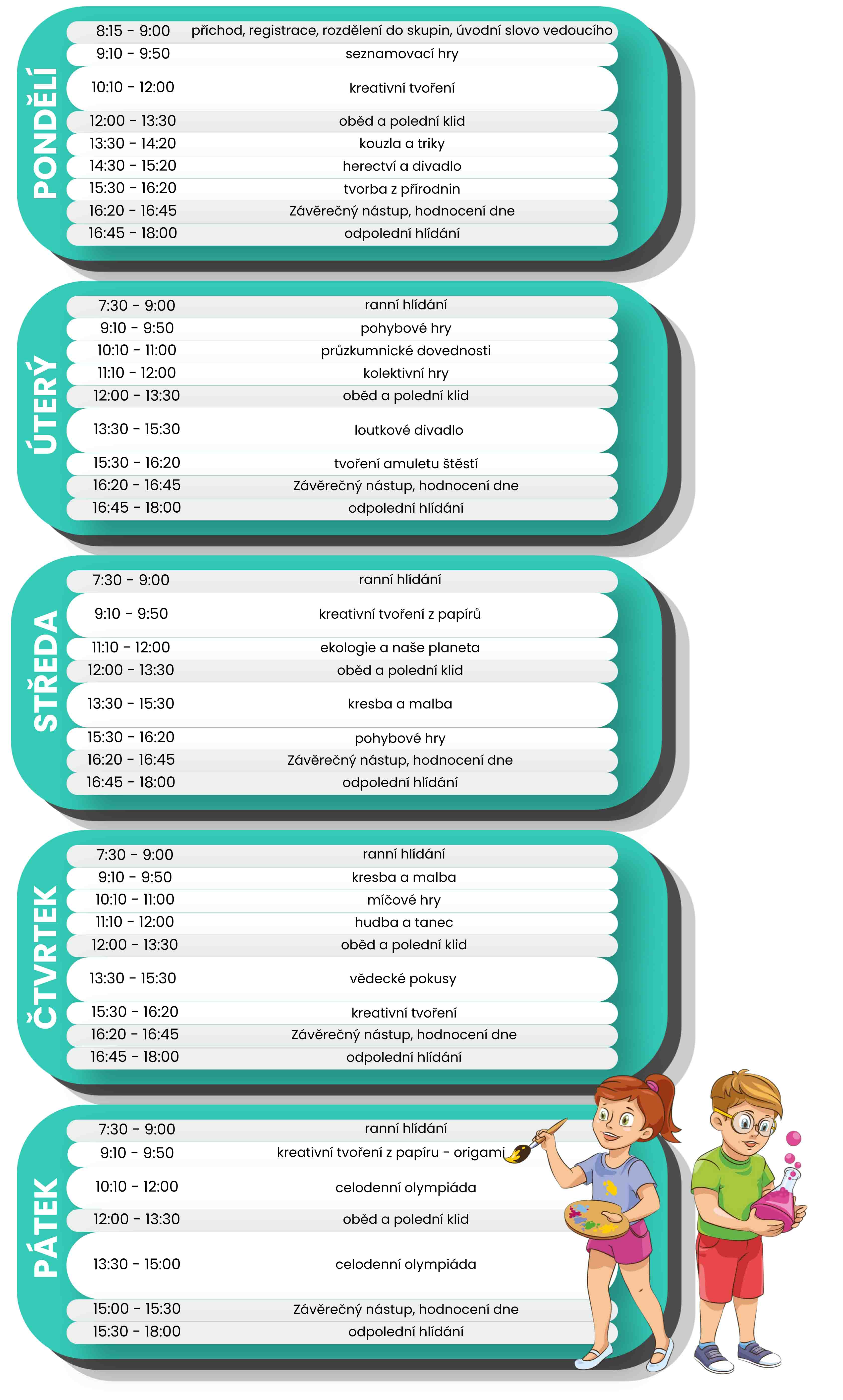 program tábora