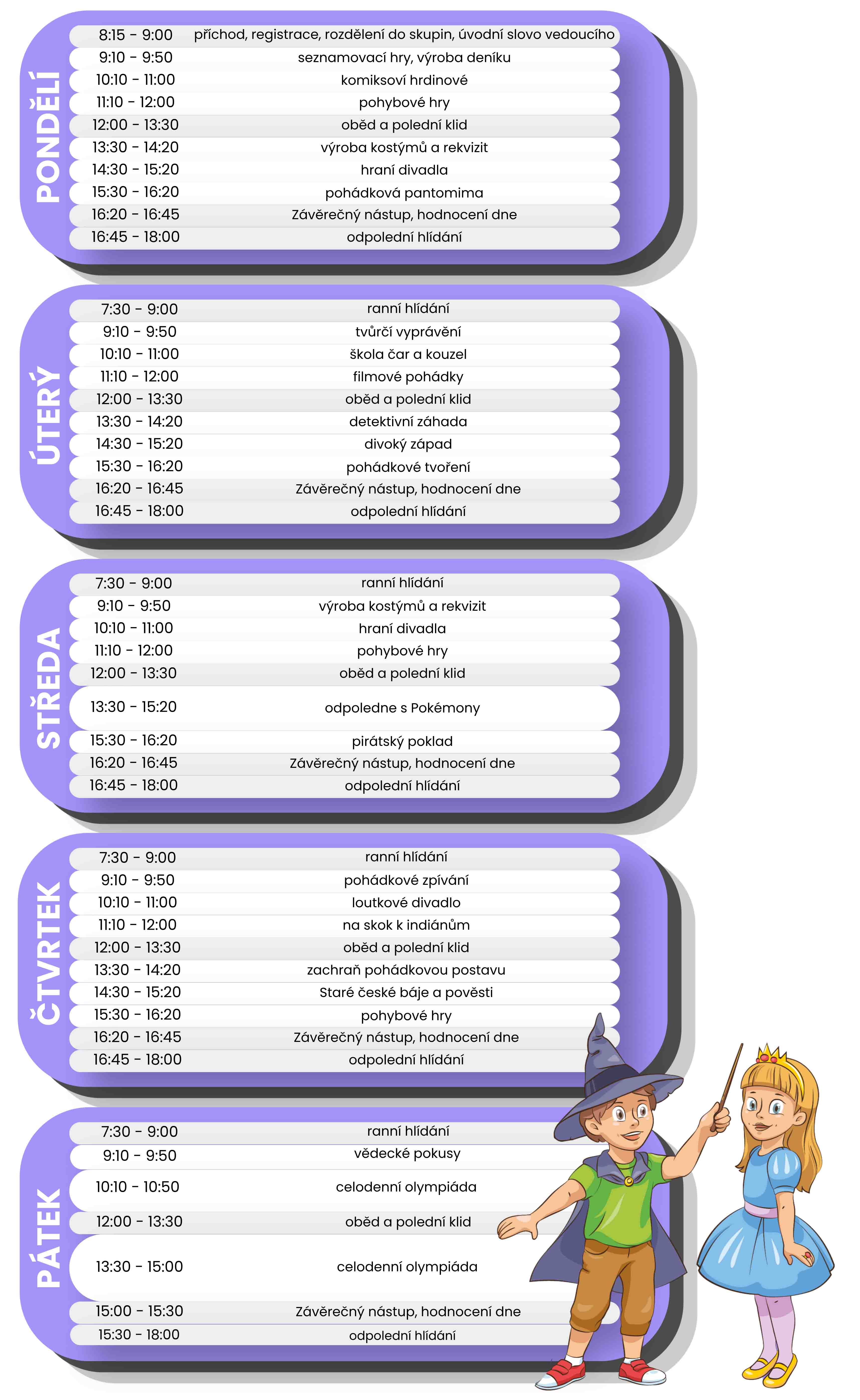 program tábora