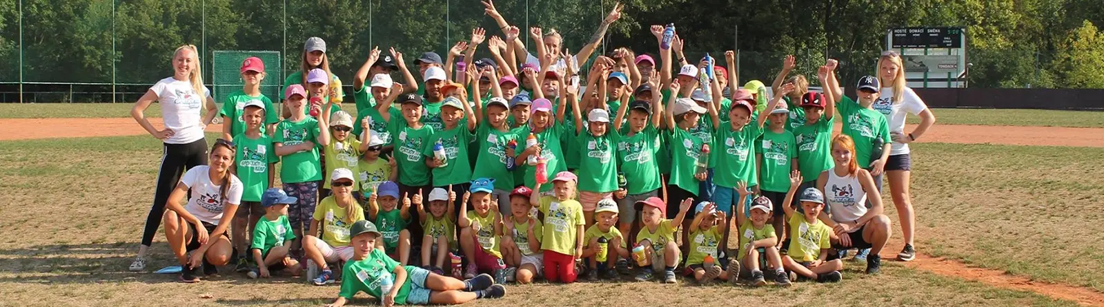 Děti na sportovním táboře